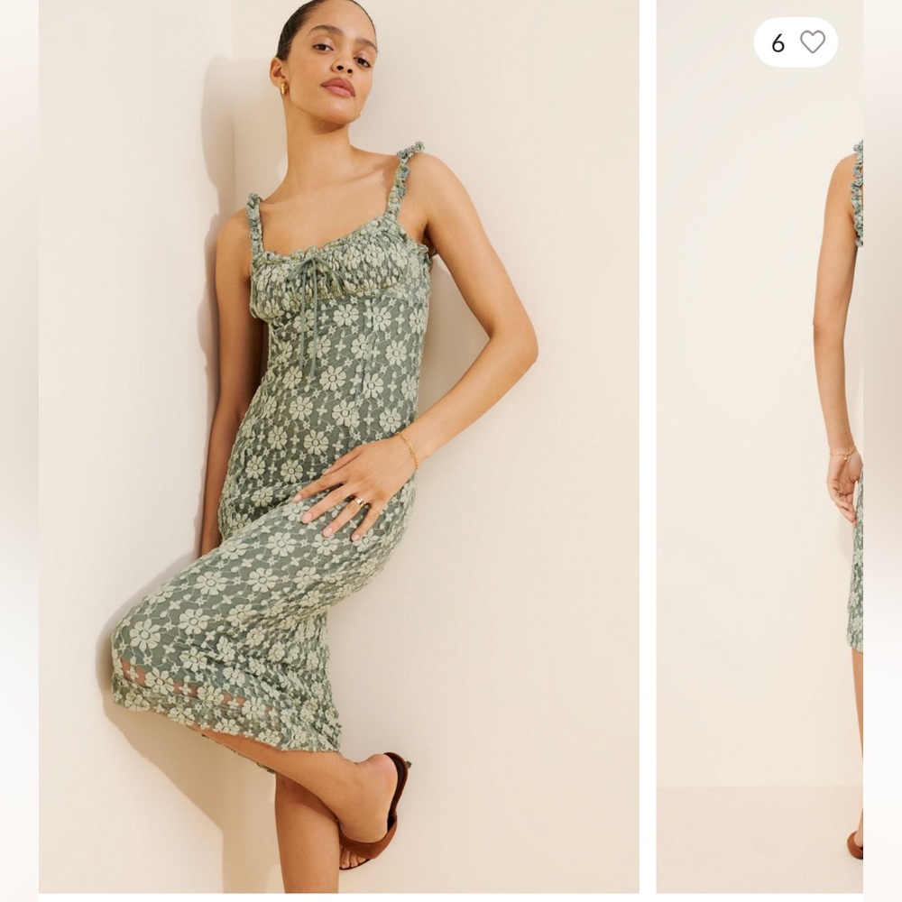 Lucinda Lace Midi Dress